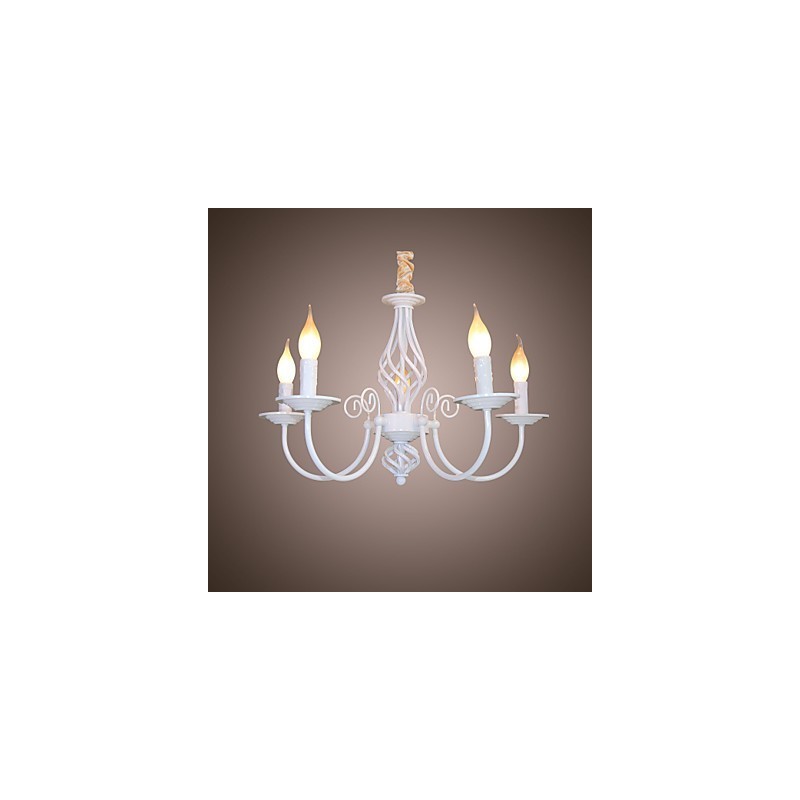 Moderne Moderne Traditionel Klassisk Vintage Retro Andre funktioner til Mini Style stearinlys stil Metal lysekrone