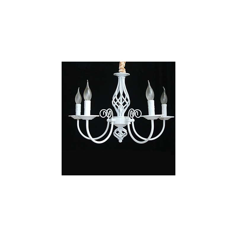 Moderne Moderne Traditionel Klassisk Vintage Retro Andre funktioner til Mini Style stearinlys stil Metal lysekrone