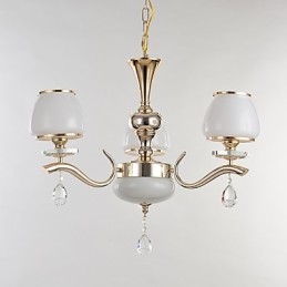 Moderne moderne galvaniseret funktion til Crystal Metal lysekrone