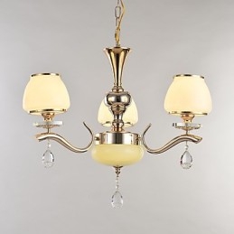 Moderne moderne galvaniseret funktion til Crystal Metal lysekrone