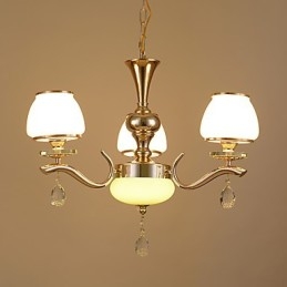 Moderne moderne galvaniseret funktion til Crystal Metal lysekrone