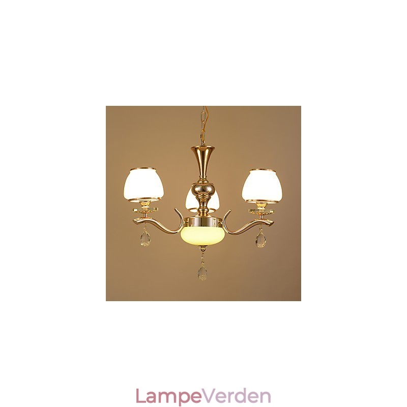 Moderne moderne galvaniseret funktion til Crystal Metal lysekrone