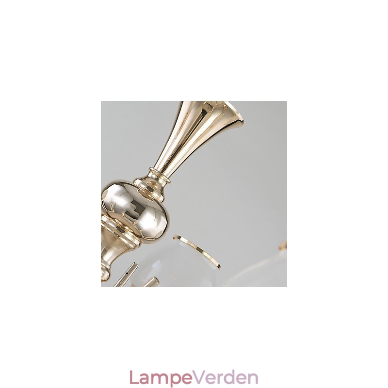 Moderne moderne galvaniseret funktion til Crystal Metal lysekrone