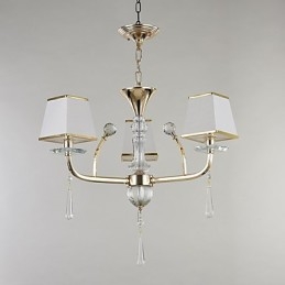 Moderne moderne galvaniseret funktion til Crystal Metal lysekrone