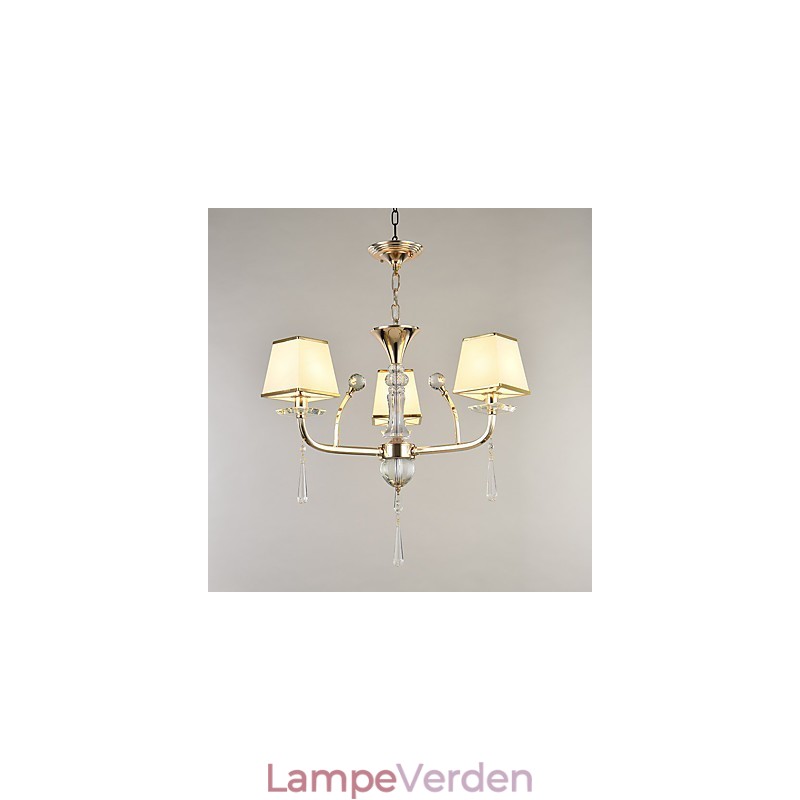 Moderne moderne galvaniseret funktion til Crystal Metal lysekrone