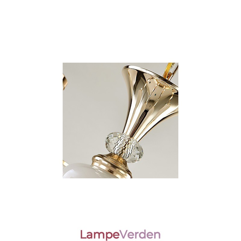 Lysekrone Moderne moderne galvaniseret funktion til krystalmetal