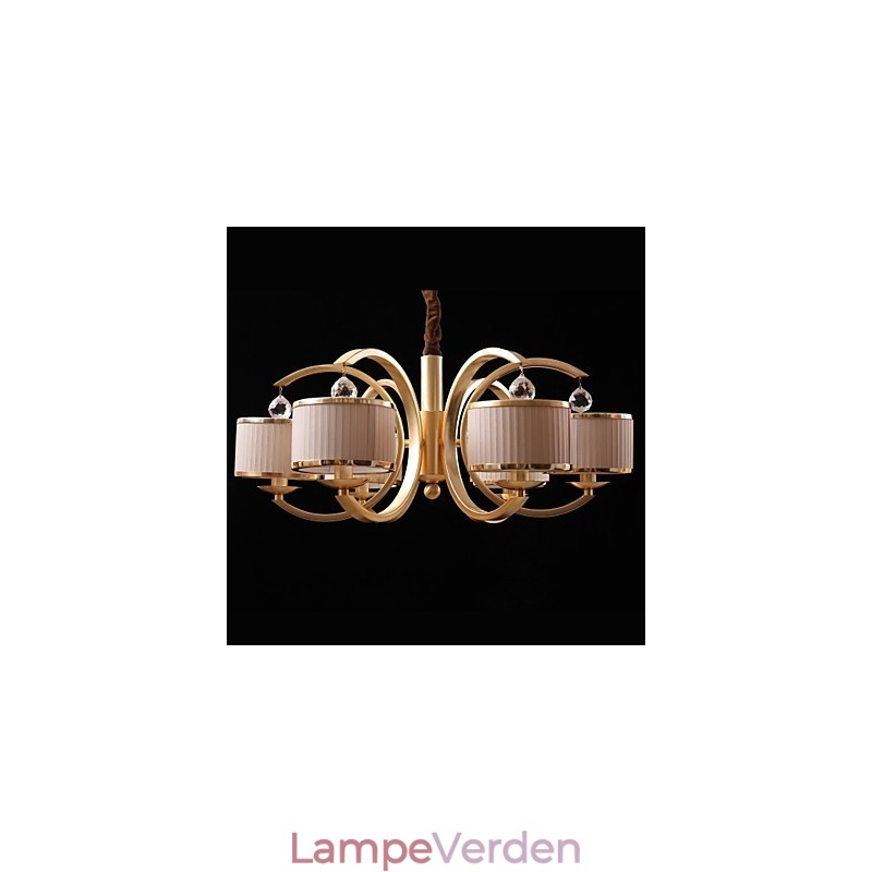 Moderne moderne bronze metal lysekrone