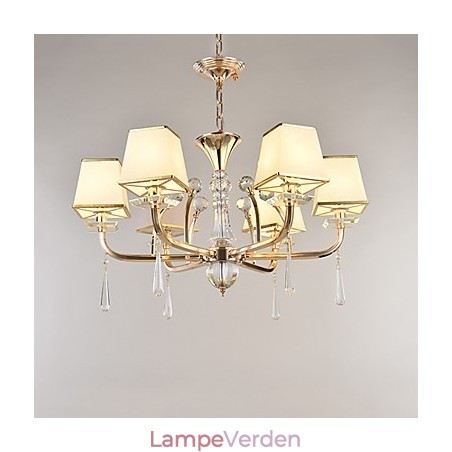 Lysekrone Moderne moderne galvaniseret funktion til krystalmetal Lysekrone Moderne moderne galvaniseret funktion til krystalmetal