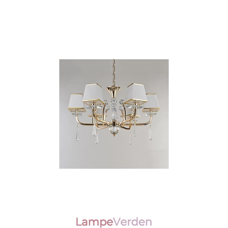 Lysekrone Moderne moderne galvaniseret funktion til krystalmetal