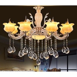 Jade Crystal Pendel lampe