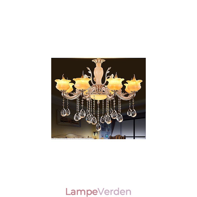 Jade Crystal Pendel lampe