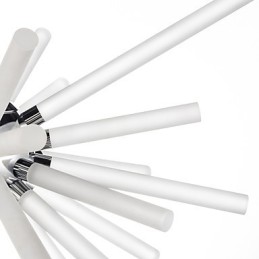 Globe Chrome-funktion til Crystal Metal lysekrone