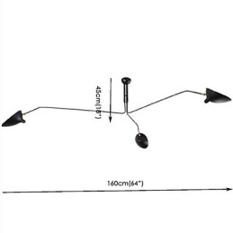 Moderne moderne maleri funktion for designere metal lysekrone