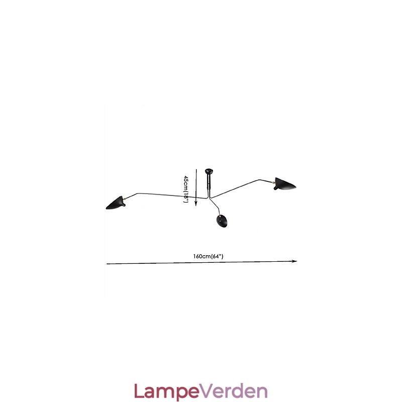 Moderne moderne maleri funktion for designere metal lysekrone