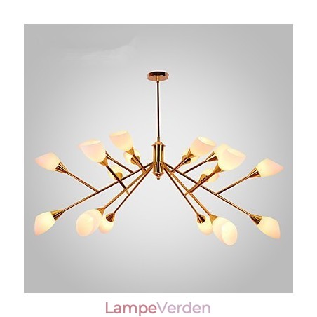 Nordic Simple Atmosfærisk Pastoral Lysekrone Kreativ Lobby Lysekrone Lampe