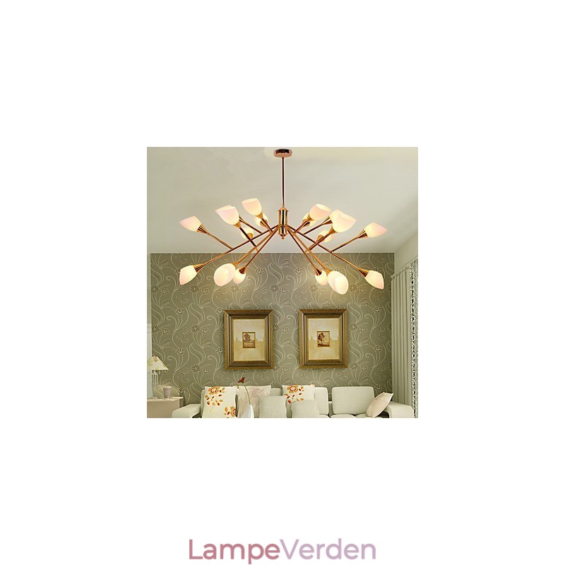Nordic Simple Atmosfærisk Pastoral Lysekrone Kreativ Lobby Lysekrone Lampe