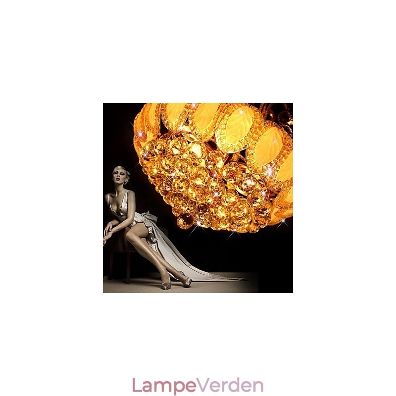 Moderne luksus lysekrone Crystal Pendel Diameter 50CM Indeholder 8 pærer