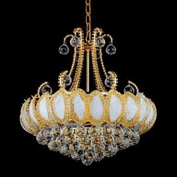 Moderne luksus lysekrone Crystal Pendel Diameter 50CM Indeholder 8 pærer