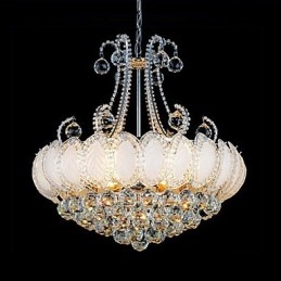 Moderne luksus lysekrone Crystal Pendel Diameter 50CM Indeholder 8 pærer