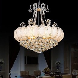 Moderne luksus lysekrone Crystal Pendel Diameter 50CM Indeholder 8 pærer