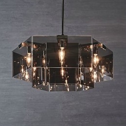 Rustik Lodge maleri funktion for designere metal indendørs 6 pærer lysekrone