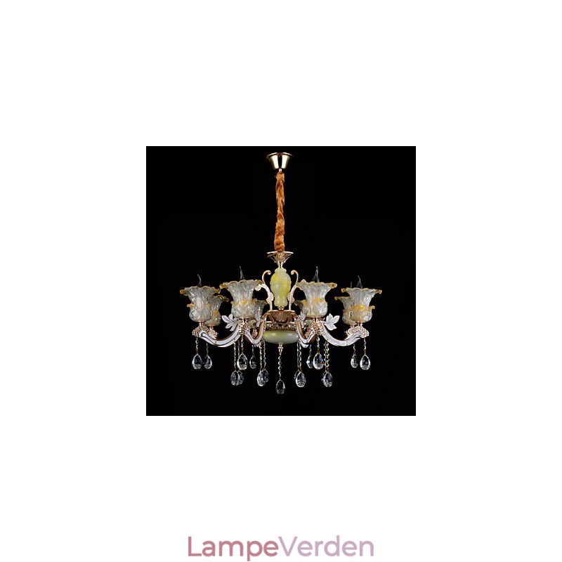 Moderne moderne traditionel klassisk zinklegeringsfunktion til Crystal Mini Style metal pendellampe
