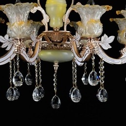 Moderne moderne traditionel klassisk zinklegeringsfunktion til Crystal Mini Style metal pendellampe