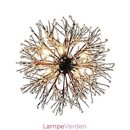 Moderne Lysekrone Fyrværkeri Vintage Smedejern med 8 lys Lysekrone Ø Pendelbelysning Loftslys Moderne Lysekrone Fyrværkeri Vintage Smedejern med 8 lys Lysekrone Ø Pendelbelysning Loftslys