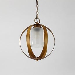Loft Metal Amerikansk Industriel Stil Maleri Farve med Glas Europæisk Lysekrone Lampe Indendørs Dekorer Pendel Lampe