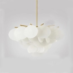 Traditionel klassisk malefunktion til mini-stil træbambus pendel