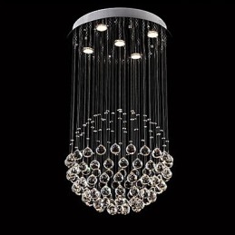 Moderne moderne traditionel klassisk rustik Lodge Vintage Country Island Crystal galvaniseret metal pendel