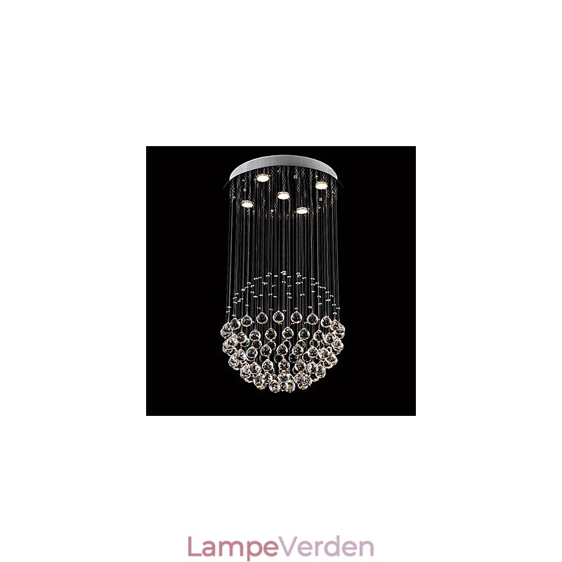Moderne moderne traditionel klassisk rustik Lodge Vintage Country Island Crystal galvaniseret metal pendel