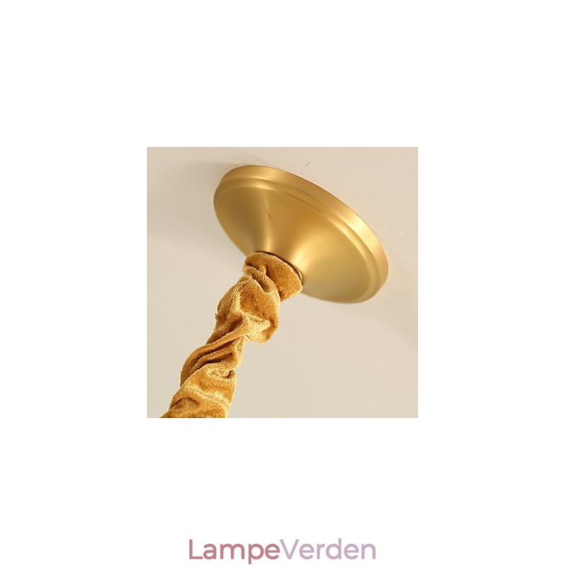 Alle kobber lysekrone Jade dekorative lysekrone