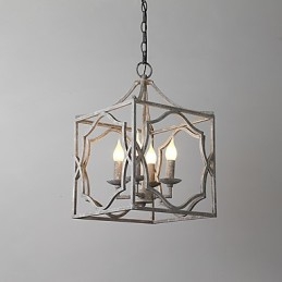 Vintage Metal Amercian Industriel Loft maleri Farve Europæisk lysekrone Lampe Indendørs dekorere Pendel Lampe