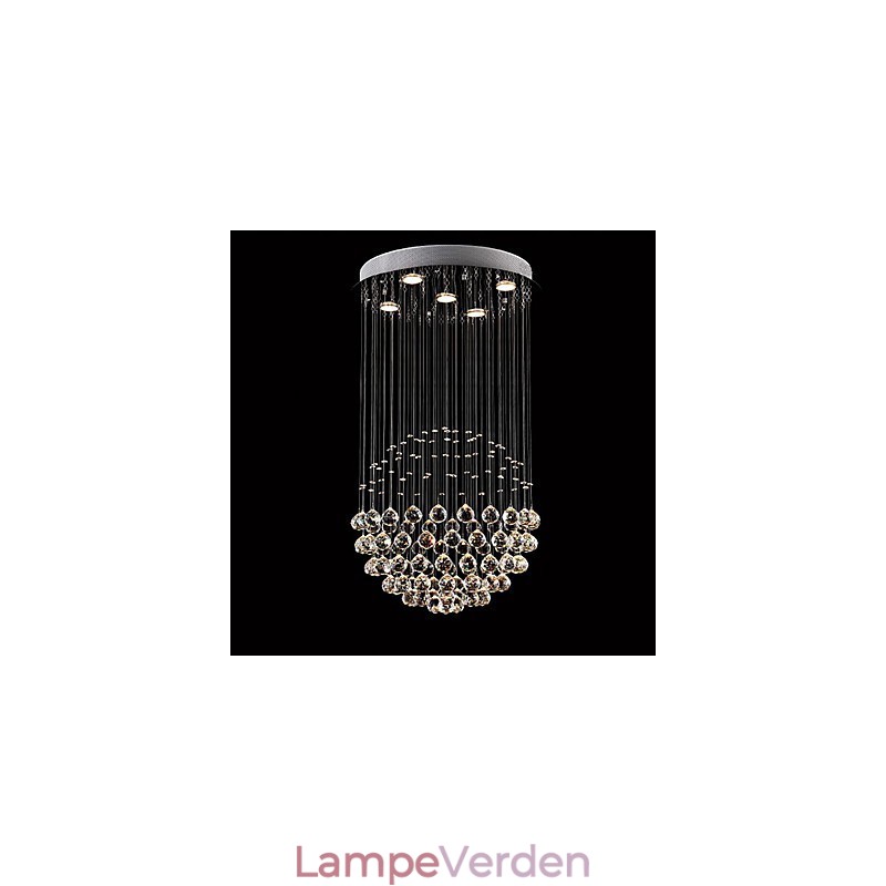 Moderne moderne traditionel klassisk rustik Lodge Vintage Country Island Crystal galvaniseret metal pendel