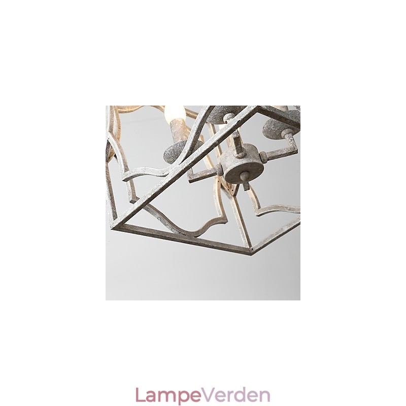 Vintage Metal Amercian Industriel Loft maleri Farve Europæisk lysekrone Lampe Indendørs dekorere Pendel Lampe