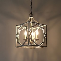 Vintage Metal Amercian Industriel Loft maleri Farve Europæisk lysekrone Lampe Indendørs dekorere Pendel Lampe