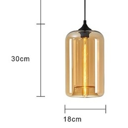 Flaskedesign vedhæng 1 lys minimalistisk jernmaleri
