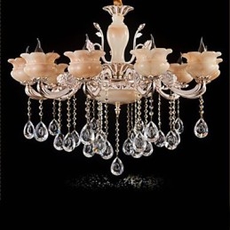 Jade Crystal Pendel lampe