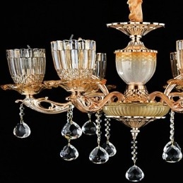 Moderne moderne traditionel klassisk zinklegeringsfunktion til Crystal Mini Style metal pendellampe