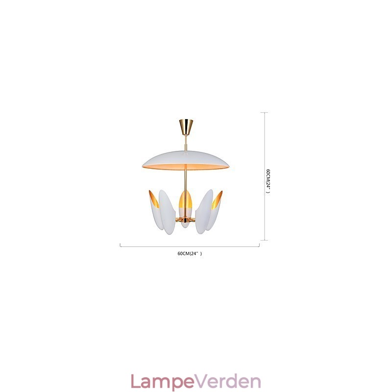 5 lys lysekrone kort kunst moderne moderne pendel