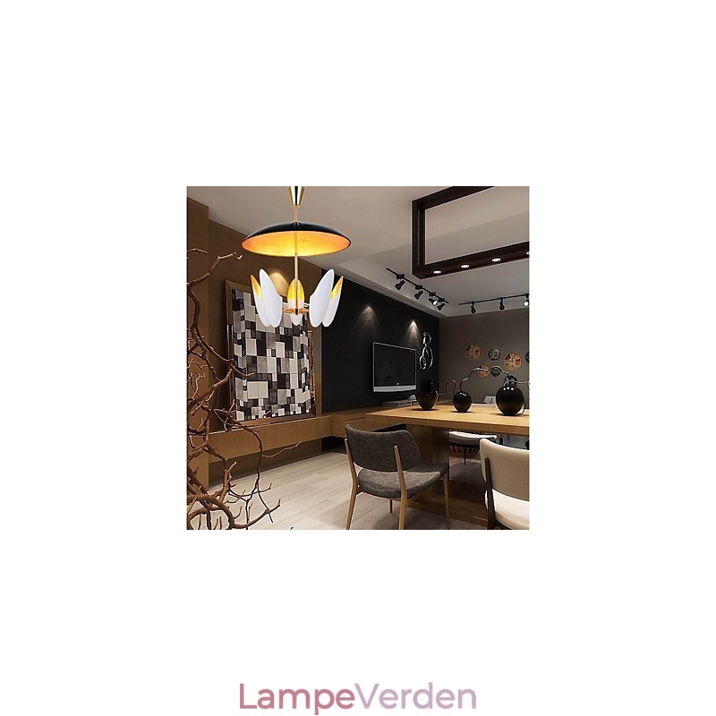 5 lys lysekrone kort kunst moderne moderne pendel