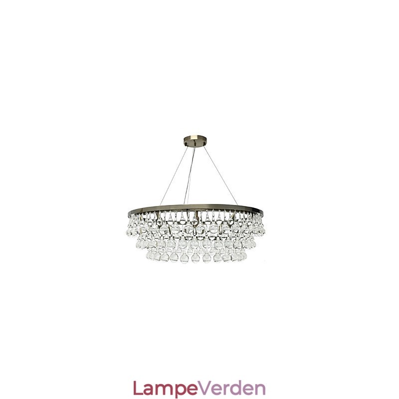 Traditionel klassisk galvaniseret funktion til designers metallysekrone