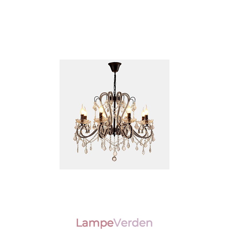 8 lys Krystal lysekrone Moderne Moderne Traditionel Klassisk Rustik Lodge Vintage Retro