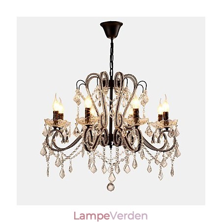 8 lys Krystal lysekrone Moderne Moderne Traditionel Klassisk Rustik Lodge Vintage Retro