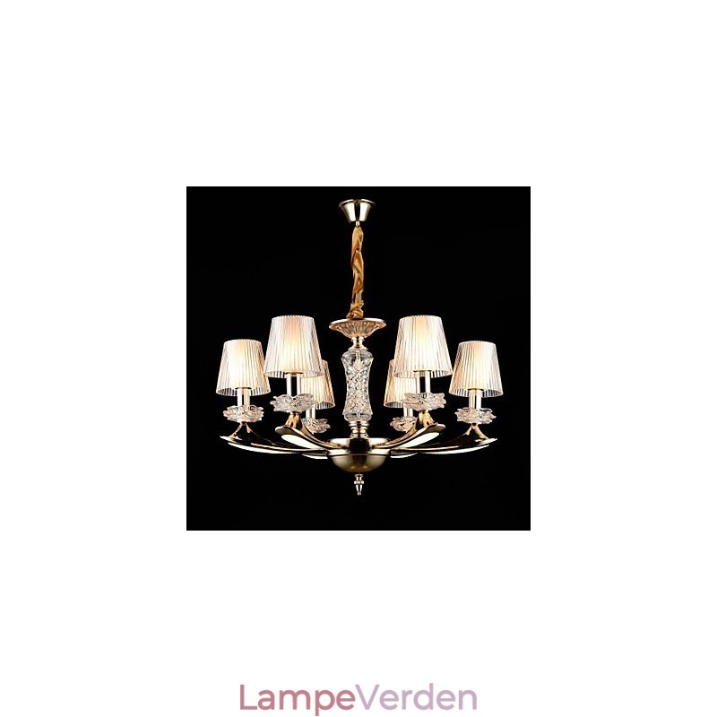 Moderne moderne traditionel klassisk zinklegeringsfunktion til Crystal Mini Style metal pendellampe