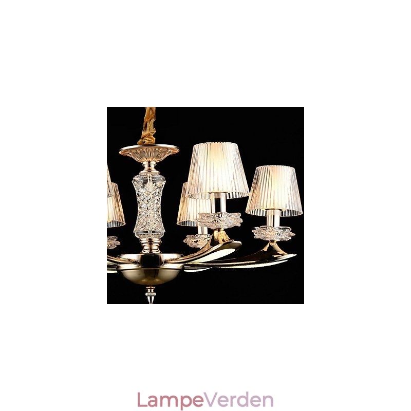 Moderne moderne traditionel klassisk zinklegeringsfunktion til Crystal Mini Style metal pendellampe