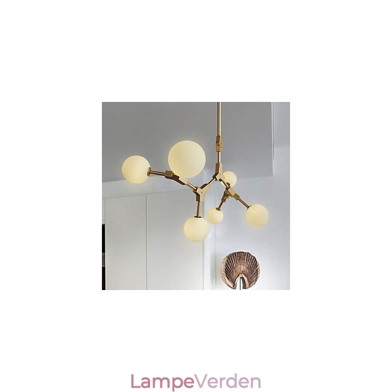 Traditionel klassisk malefunktion til mini-stil træbambus pendel