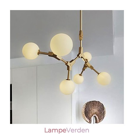 Traditionel klassisk malefunktion til mini-stil træbambus pendel