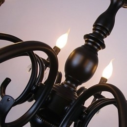 Europæisk stil Krystal stearinlys Lampe Lampe Tøj Shop Lamper og lanterner Dekoration Project Droplight